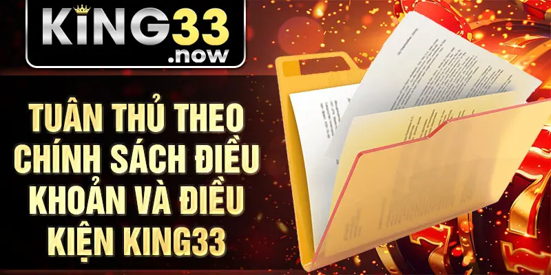 Tuân thủ theo chính sách điều khoản và điều kiện King33